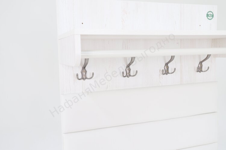 Модульная прихожая "Ольга-Милк 62"  вешалка настенная Цвет Винтерберг